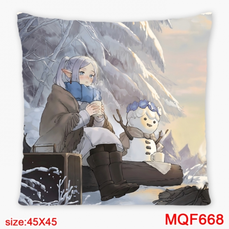 Frieren: Beyond Journey's Anime square full-color pillow cushion 45X45CM NO FILLING 
