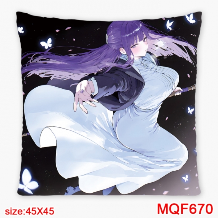 Frieren: Beyond Journey's Anime square full-color pillow cushion 45X45CM NO FILLING 