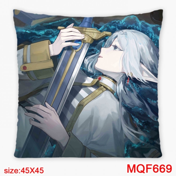 Frieren: Beyond Journey's Anime square full-color pillow cushion 45X45CM NO FILLING 
