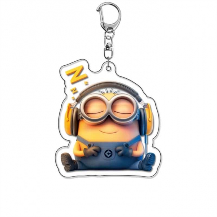 Minions Anime Acrylic Keychain Charm price for 5 pcs