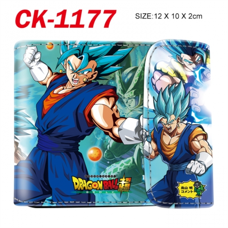 DRAGON BALL Horizontal concealed wallet short wallet 12x10x2CM