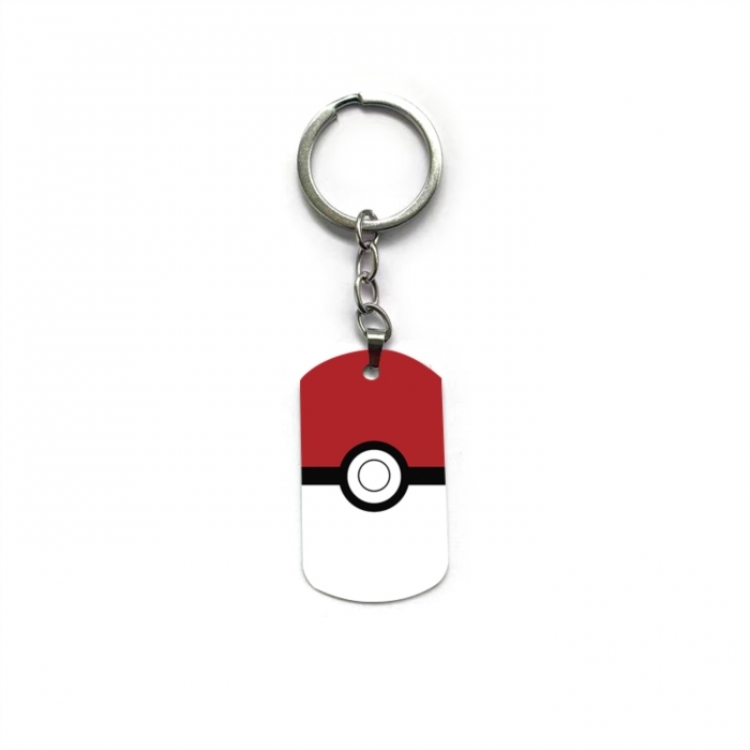 Pokemon Anime double-sided full-color printed keychain price for 5 pcs