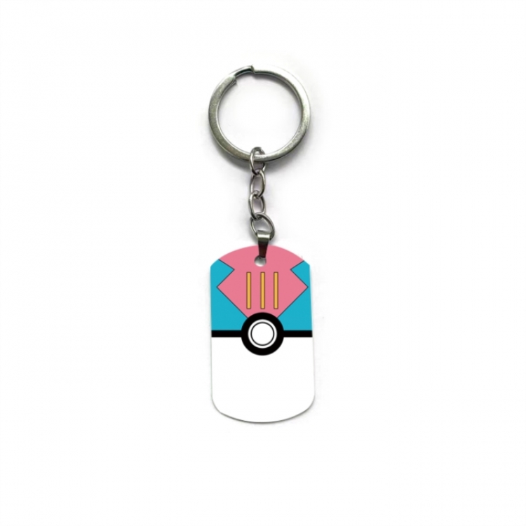 Pokemon Anime double-sided full-color printed keychain price for 5 pcs