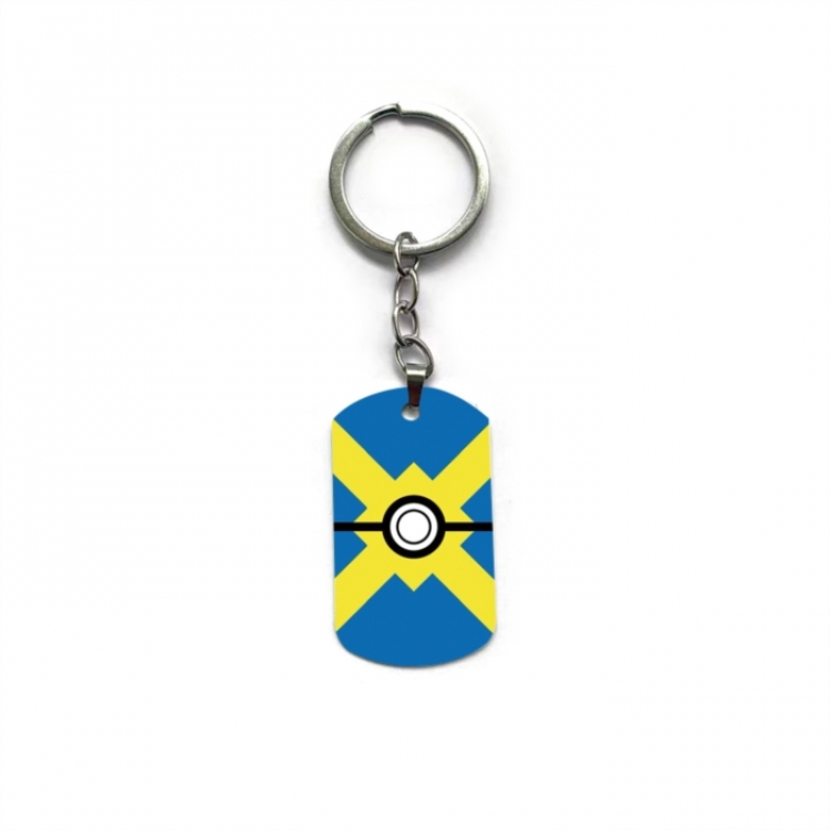 Pokemon Anime double-sided full-color printed keychain price for 5 pcs