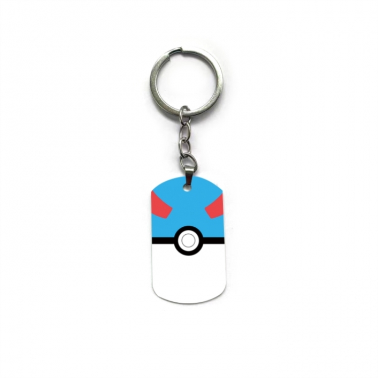 Pokemon Anime double-sided full-color printed keychain price for 5 pcs