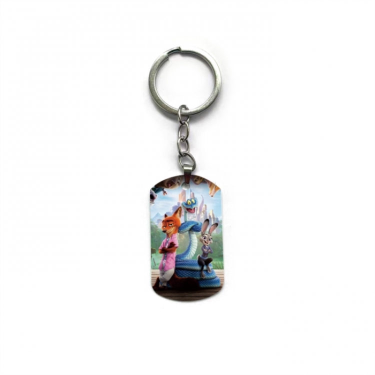 Zootopia Anime double-sided full-color printed keychain price for 5 pcs