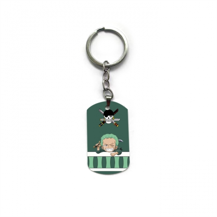 One Piece Anime double-sided full-color printed keychain price for 5 pcs