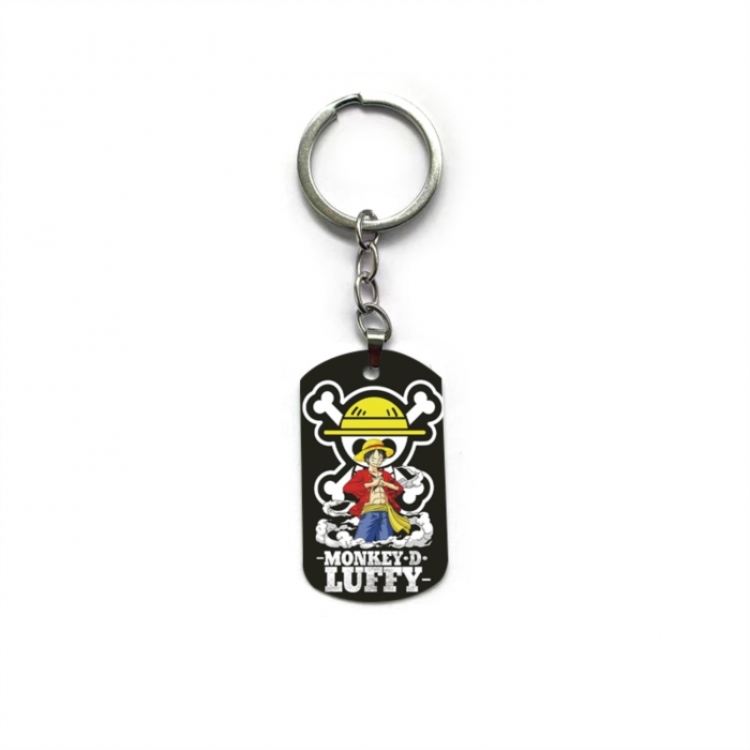 One Piece Anime double-sided full-color printed keychain price for 5 pcs