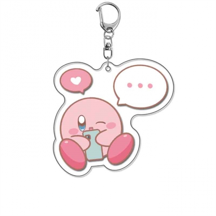 Kirby Anime Acrylic Keychain Charm price for 5 pcs