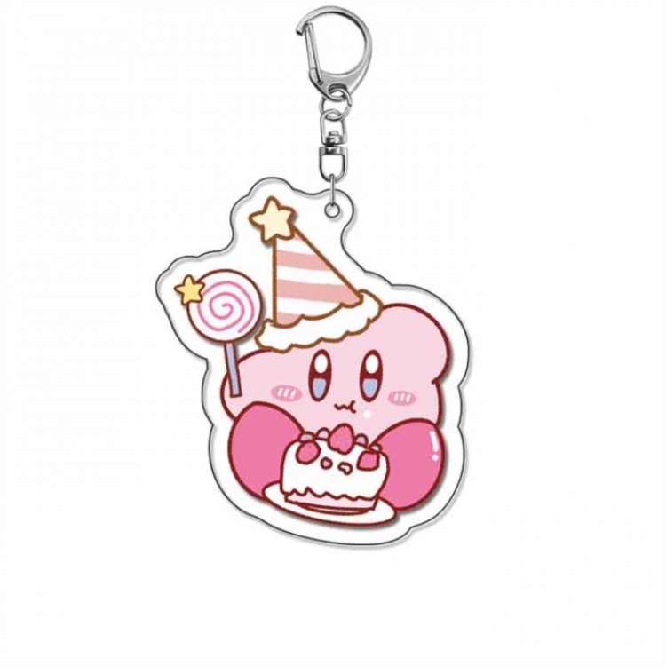 Kirby Anime Acrylic Keychain Charm price for 5 pcs