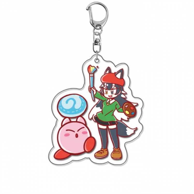 Kirby Anime Acrylic Keychain Charm price for 5 pcs