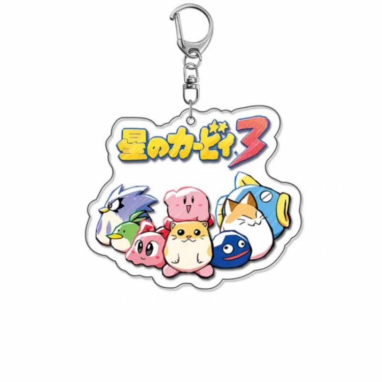 Kirby Anime Acrylic Keychain Charm price for 5 pcs