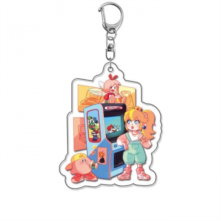 Kirby Anime Acrylic Keychain Charm price for 5 pcs