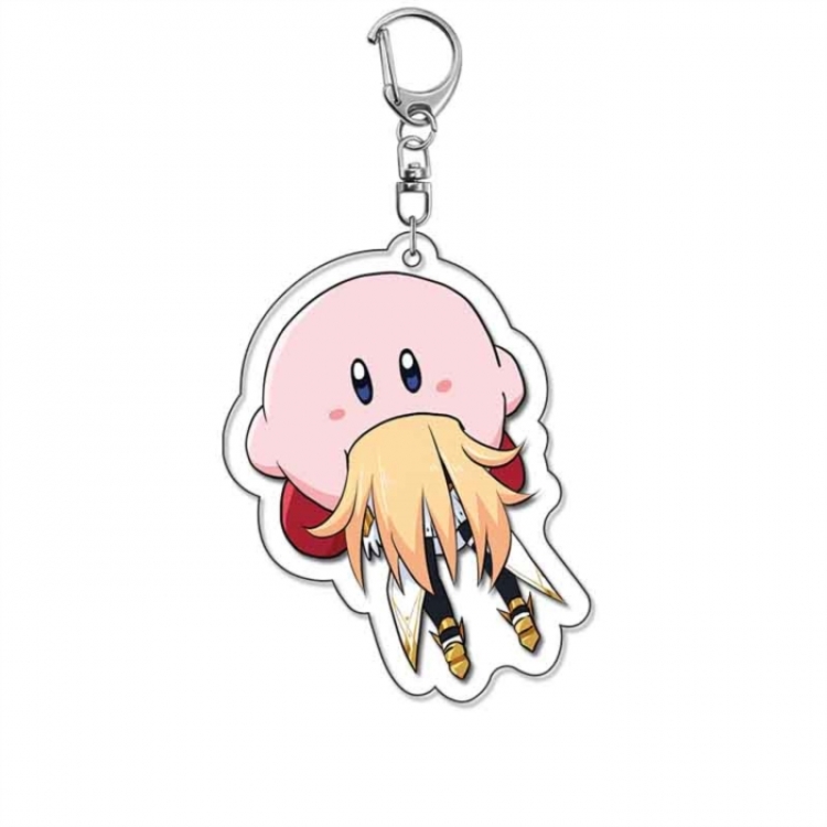 Kirby Anime Acrylic Keychain Charm price for 5 pcs