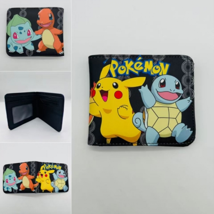 Pokemon Full color Two fold short card case wallet 11X9.5CM  