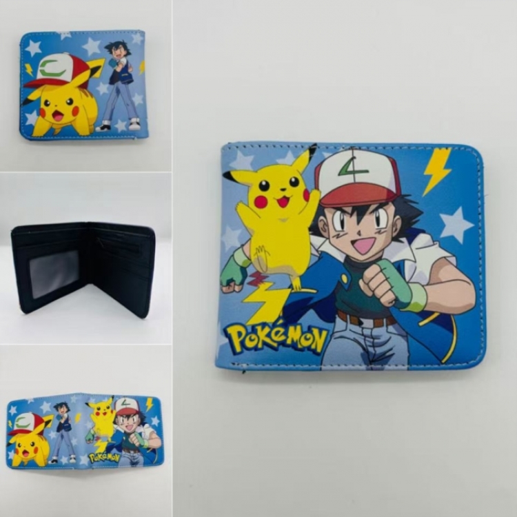 Pokemon Full color Two fold short card case wallet 11X9.5CM  