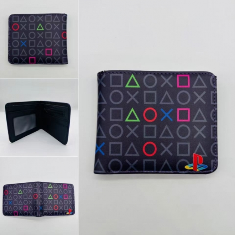 GamePad Full color Two fold short card case wallet 11X9.5CM  