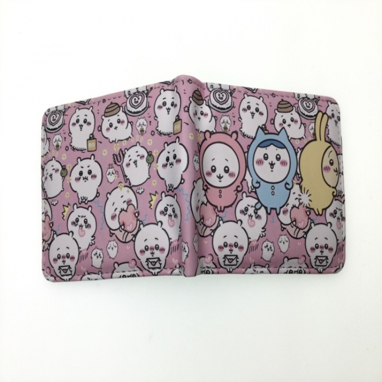 Chiikawa Anime two fold  Short wallet 11X9.5CM 60G 