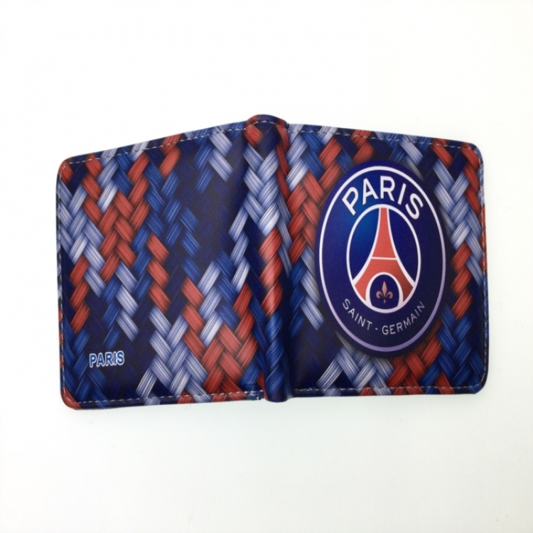 Football star Anime two fold  Short wallet 11X9.5CM 60G 