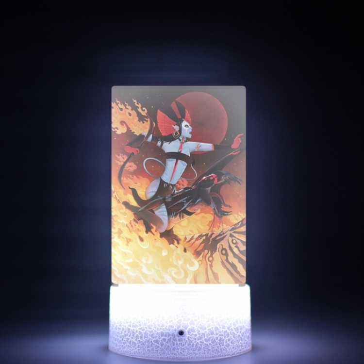 Avatar Acrylic Night Light 16 Color-changing USB Interface Box Set 19X7X4CM white base