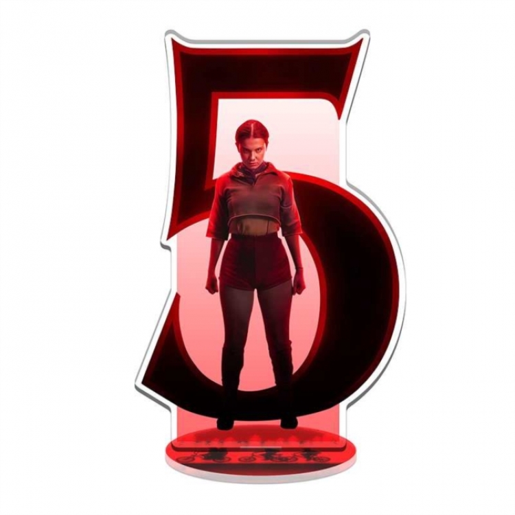 Stranger Things celebrity merchandise acrylic Standing figure Plates Keychain 16CM