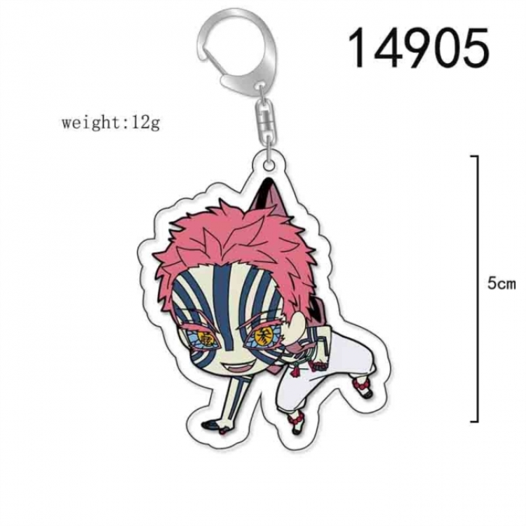 Demon Slayer Kimets Anime Acrylic Keychain Charm price for 5 pcs