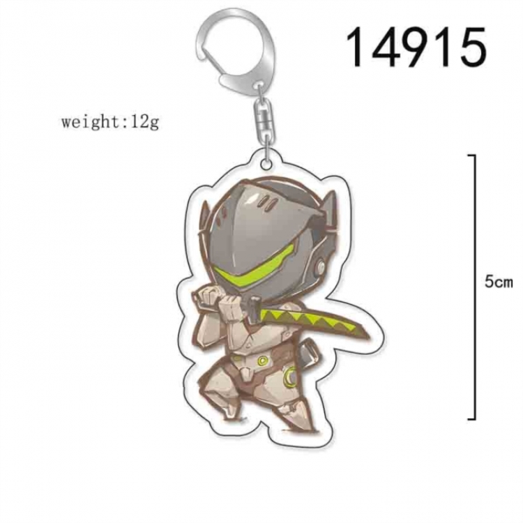 Overwatch Anime Acrylic Keychain Charm price for 5 pcs