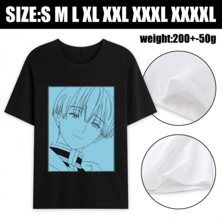 Frieren: Beyond Journey's Anime printed pure cotton short sleeved T-shirt from S to 4XL