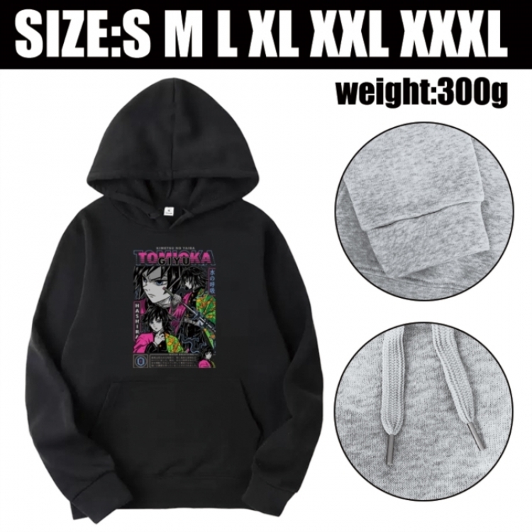 Demon Slayer Kimets Anime printed hooded sweatshirt top from S to 3XL