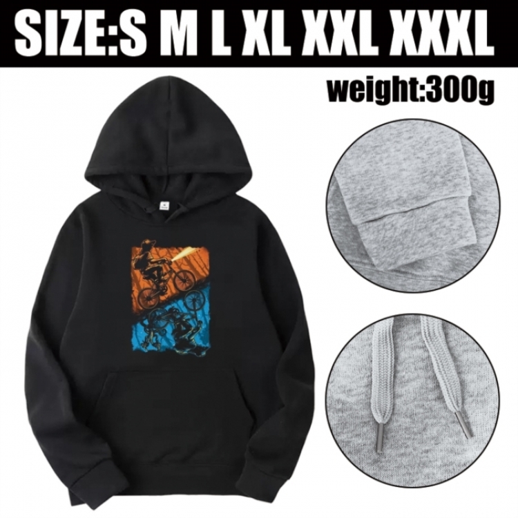 Stranger Things Anime printed hooded sweatshirt top from S to 3XL