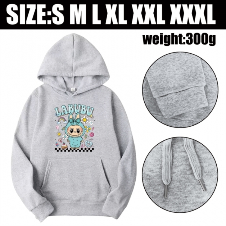 Labubu Anime printed hooded sweatshirt top from S to 3XL