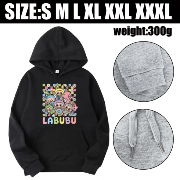 Labubu Anime printed hooded sweatshirt top from S to 3XL