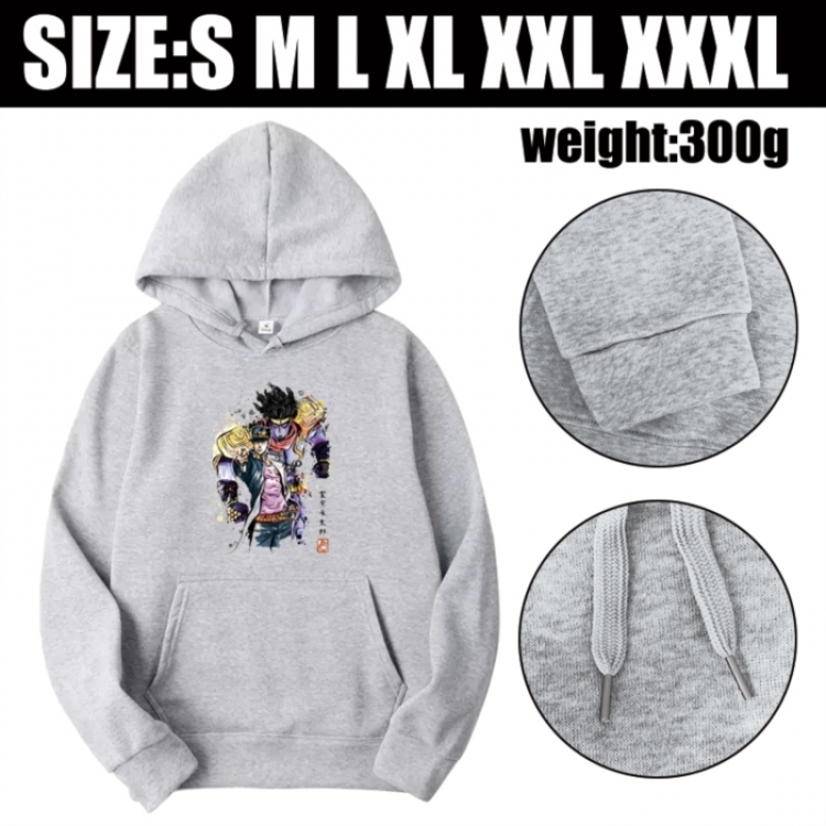 JoJos Bizarre Adventure Anime printed hooded sweatshirt top from S to 3XL