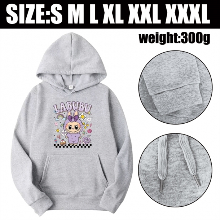 Labubu Anime printed hooded sweatshirt top from S to 3XL