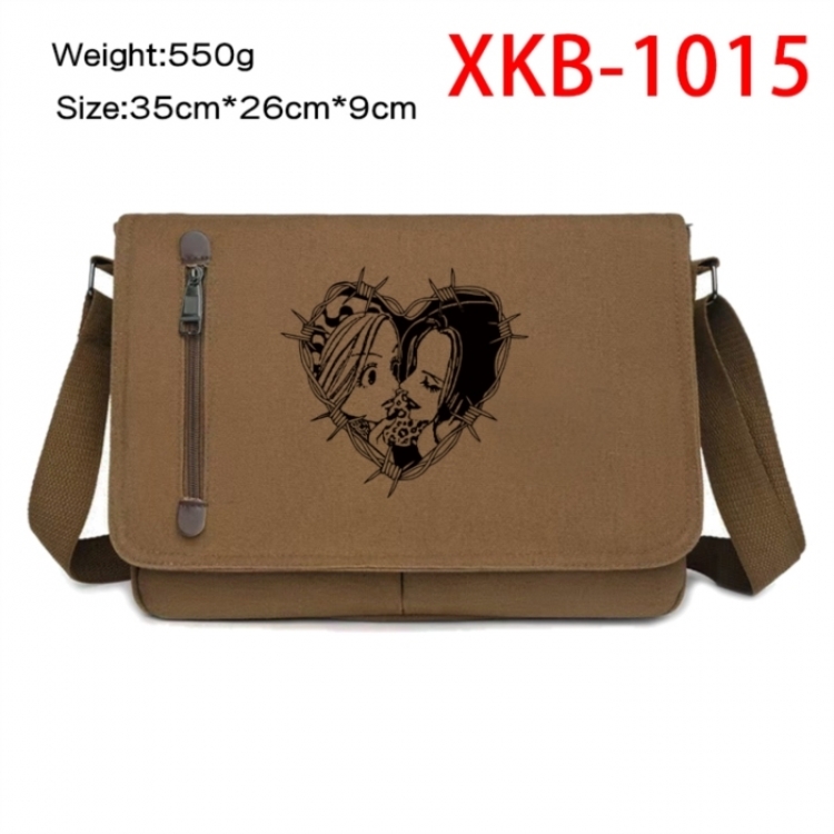 NANA Anime Retro Canvas Shoulder Bag Crossbody Bag Mailman Bag 35x26x9cm