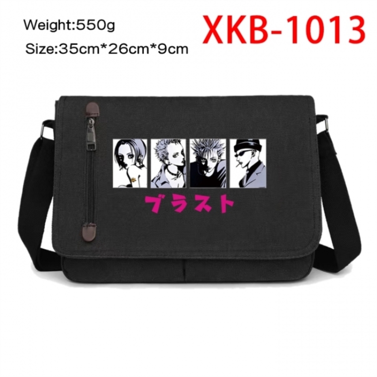 NANA Anime Retro Canvas Shoulder Bag Crossbody Bag Mailman Bag 35x26x9cm