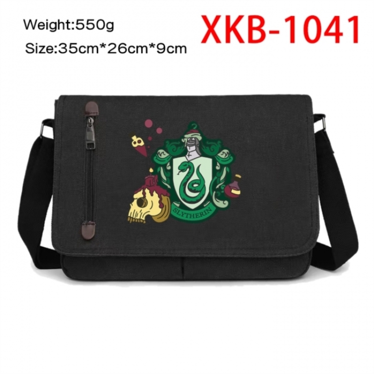 Harry Potter Anime Retro Canvas Shoulder Bag Crossbody Bag Mailman Bag 35x26x9cm