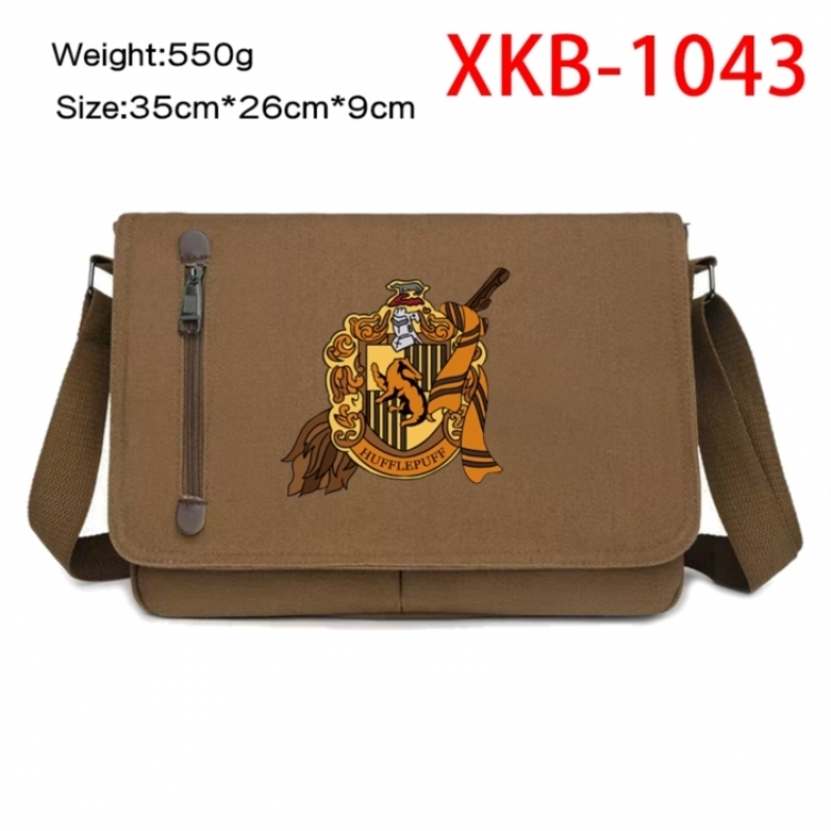 Harry Potter Anime Retro Canvas Shoulder Bag Crossbody Bag Mailman Bag 35x26x9cm