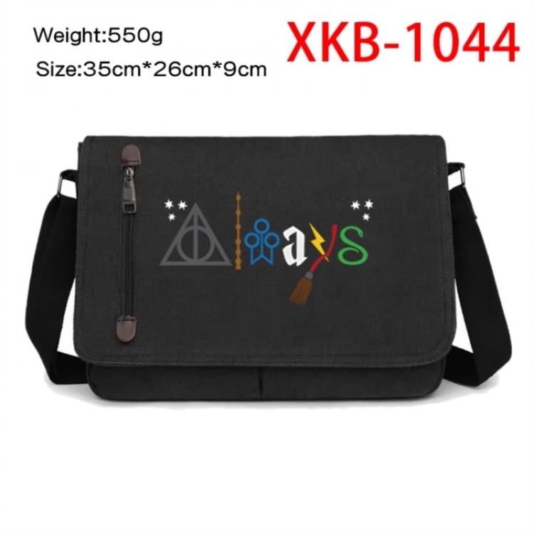 Harry Potter Anime Retro Canvas Shoulder Bag Crossbody Bag Mailman Bag 35x26x9cm