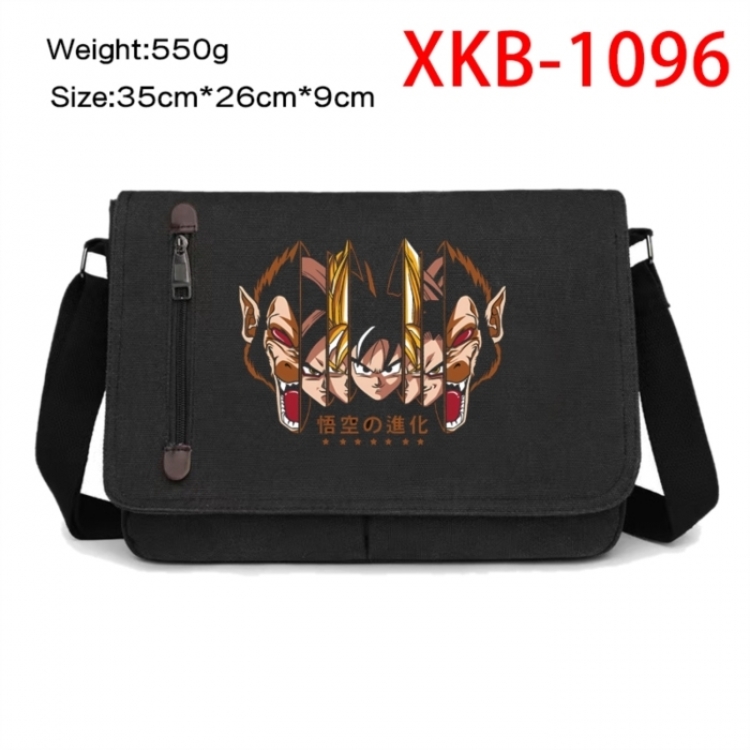 DRAGON BALL Anime Retro Canvas Shoulder Bag Crossbody Bag Mailman Bag 35x26x9cm