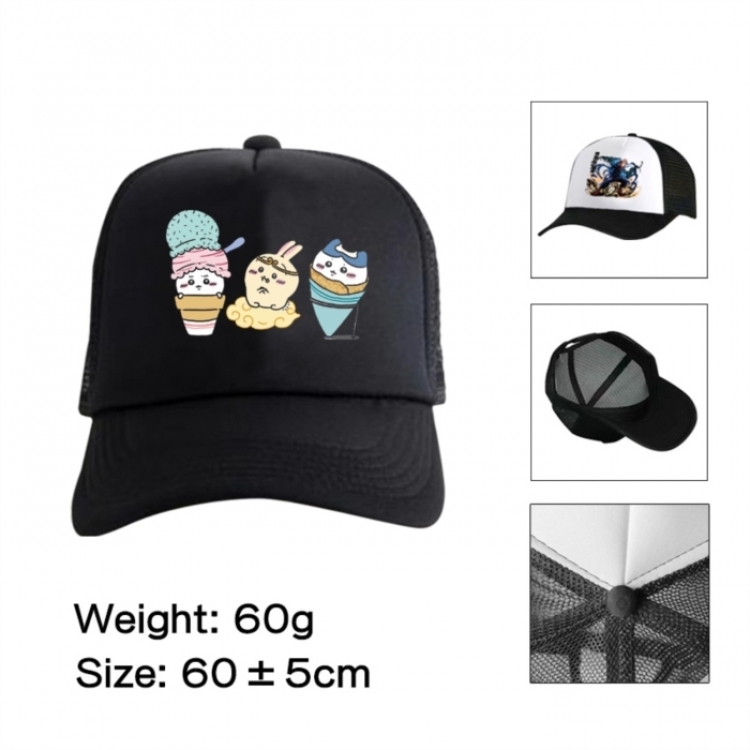 Chiikawa Anime mesh cap peaked cap sun hat 60cm