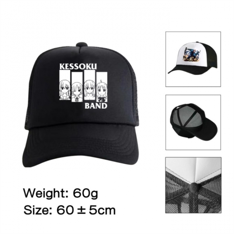 BOCCHI THE ROCK! Anime mesh cap peaked cap sun hat 60cm