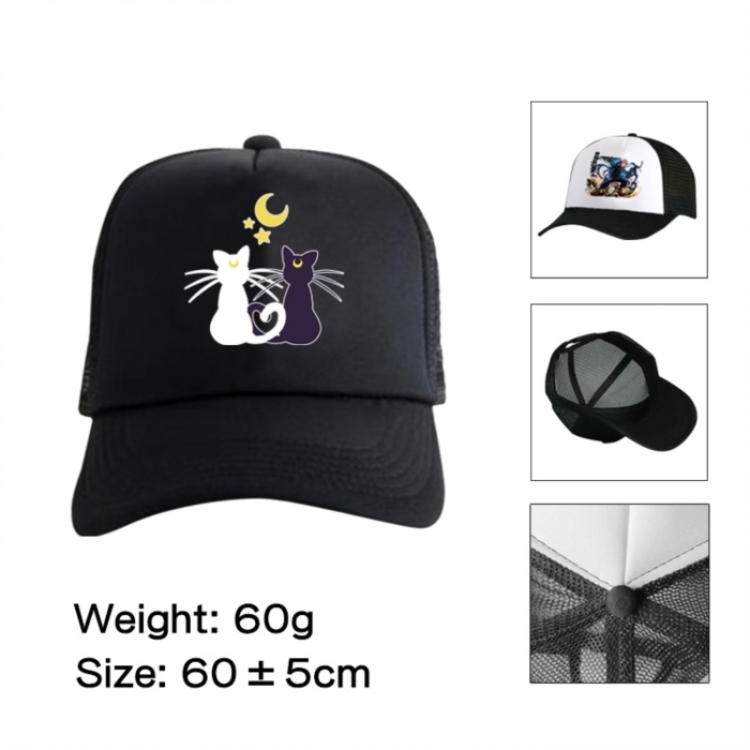 sailormoon Anime mesh cap peaked cap sun hat 60cm