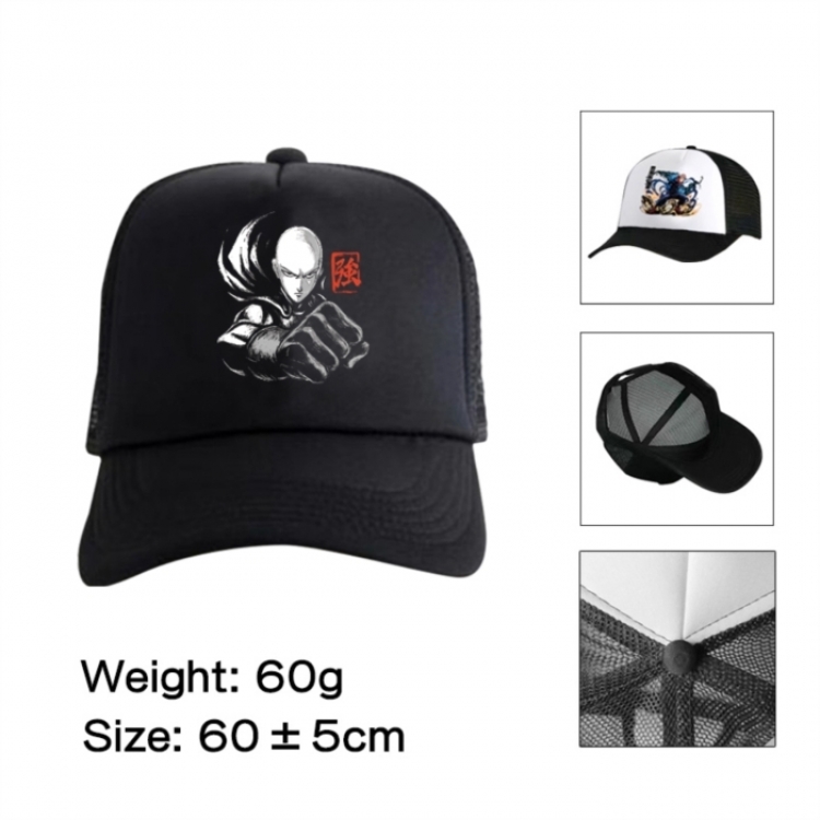 One Punch Man Anime mesh cap peaked cap sun hat 60cm