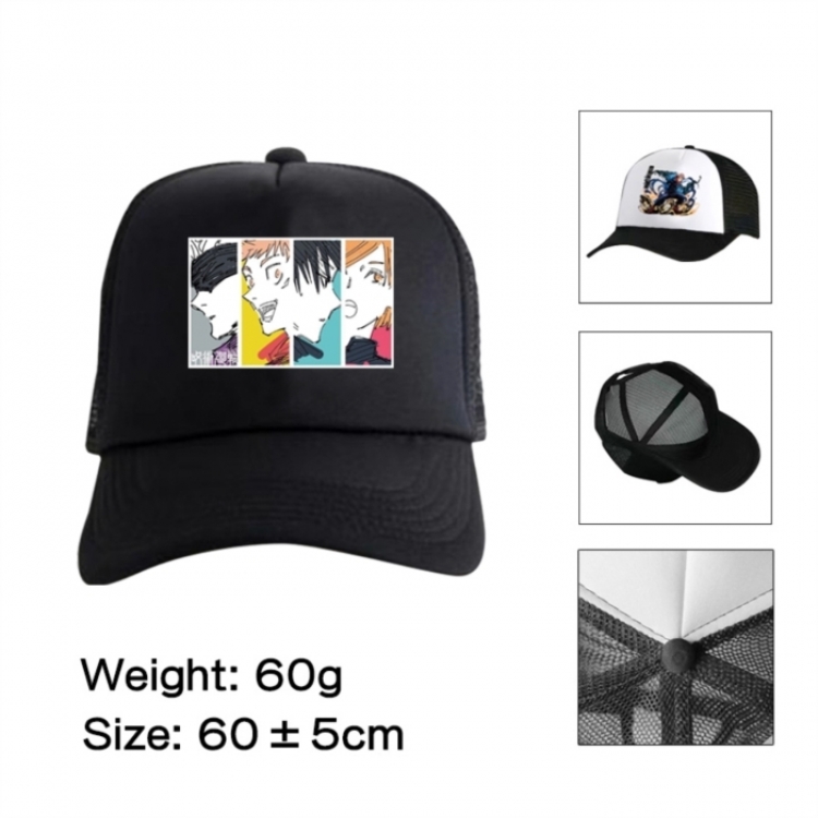Jujutsu Kaisen Anime mesh cap peaked cap sun hat 60cm