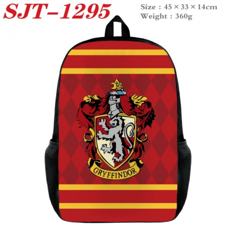 Harry Potter Anime nylon canvas backpack student backpack 45x33x14cm