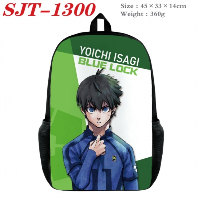 BLUE LOCK Anime nylon canvas backpack student backpack 45x33x14cm