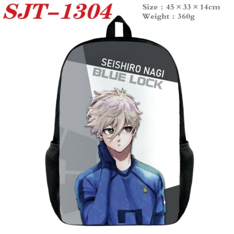 BLUE LOCK Anime nylon canvas backpack student backpack 45x33x14cm