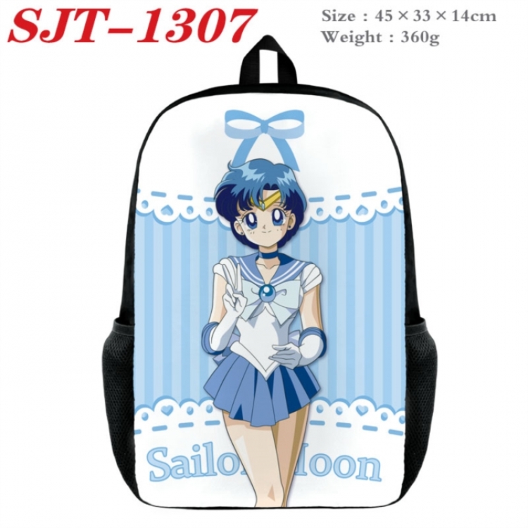 sailormoon Anime nylon canvas backpack student backpack 45x33x14cm
