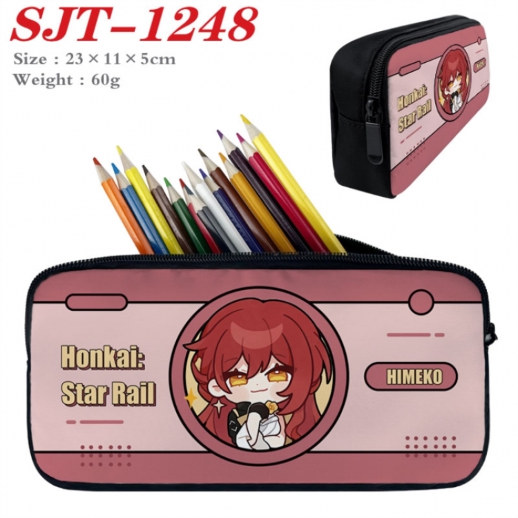Honkai: Star Rail Anime nylon student pencil case 23x11x5cm 